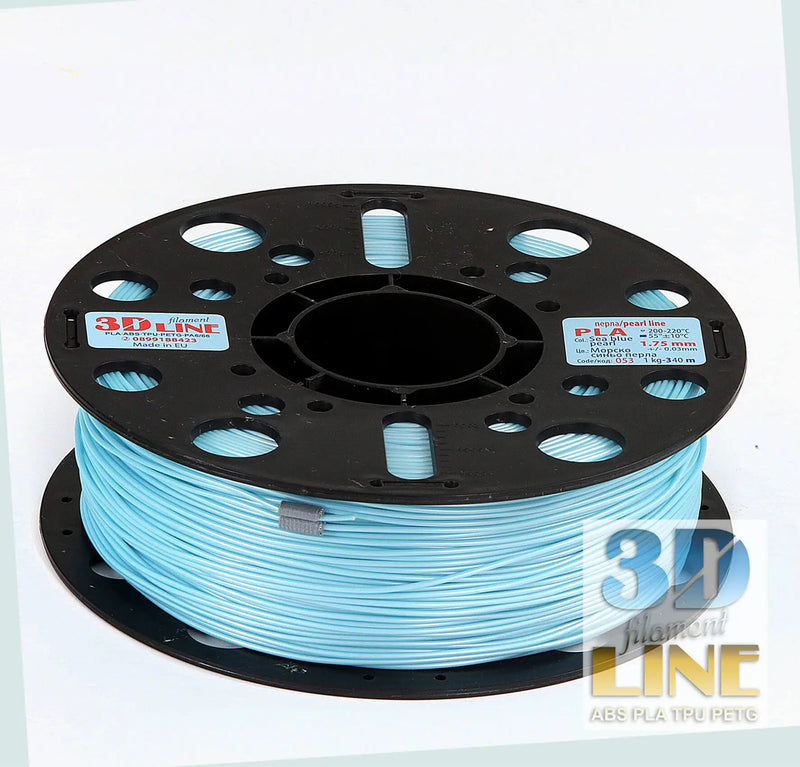 Load image into Gallery viewer, 3DLine PLA Филамент, Морско Синя Перла, Иновативни проекти 3DLine, Филамент за 3D принтер, 3DLine PLA Филамент