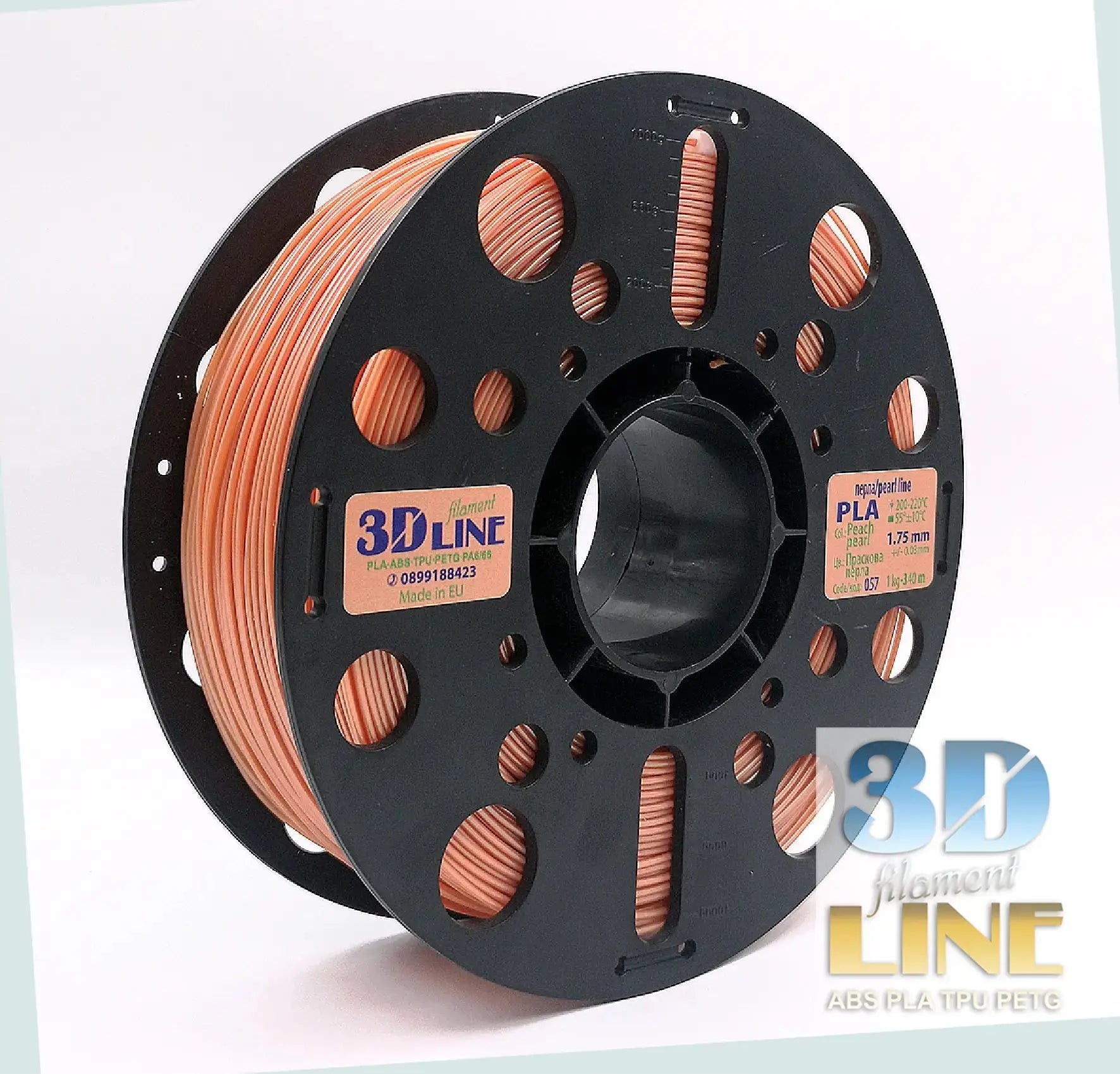 3DLine PLA Филамент Прасковена Перла Искрящи Преживявания – easytech3d