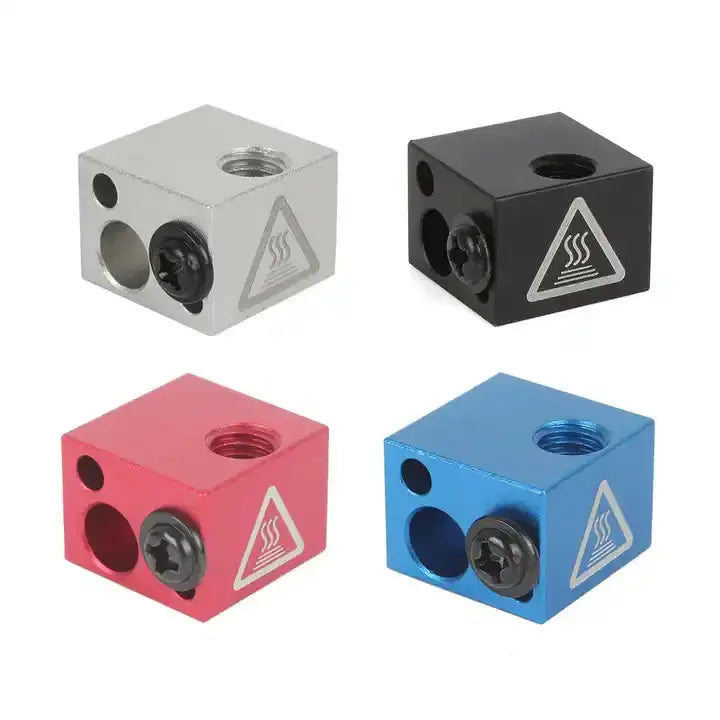 Load image into Gallery viewer, Aluminium Heated Block, Загряващ блок за J-head Extruder HotEnd, BP6 Загряващ Блок за 3D принтери, Издръжлив и надежден компонент, Равномерно разпределение на топлината, Технологично творчество с Aluminium Heated Block, Съвместим с всички 3D принтери, Идеален за бързо загряване, Прецизни и впечатляващи 3D резултати, Загряващ блок за стабилност в дизайна, 3D принтерни аксесоари от високо качество