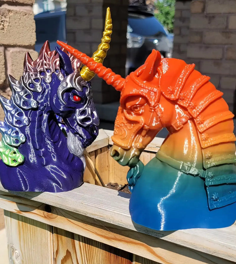 Load image into Gallery viewer, Изберете Nature3D Rainbow PLA Филамент 1.75mm 1kg за ярки и живописни 3D модели.