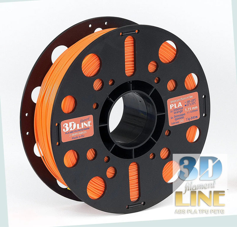 Load image into Gallery viewer, 3DLine PLA, Интензивно оранжево, Филамент, Ярки цветове, 3D принтиране, Творчество