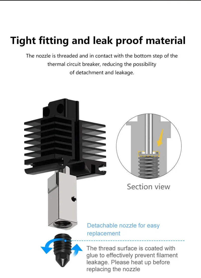 Load image into Gallery viewer, Upgraded CHT Nozzle 1.75mm Filament Compatibility