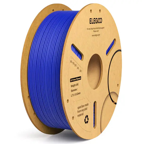 Load image into Gallery viewer, Elegoo Blue PLA Filament навита на жива макара
