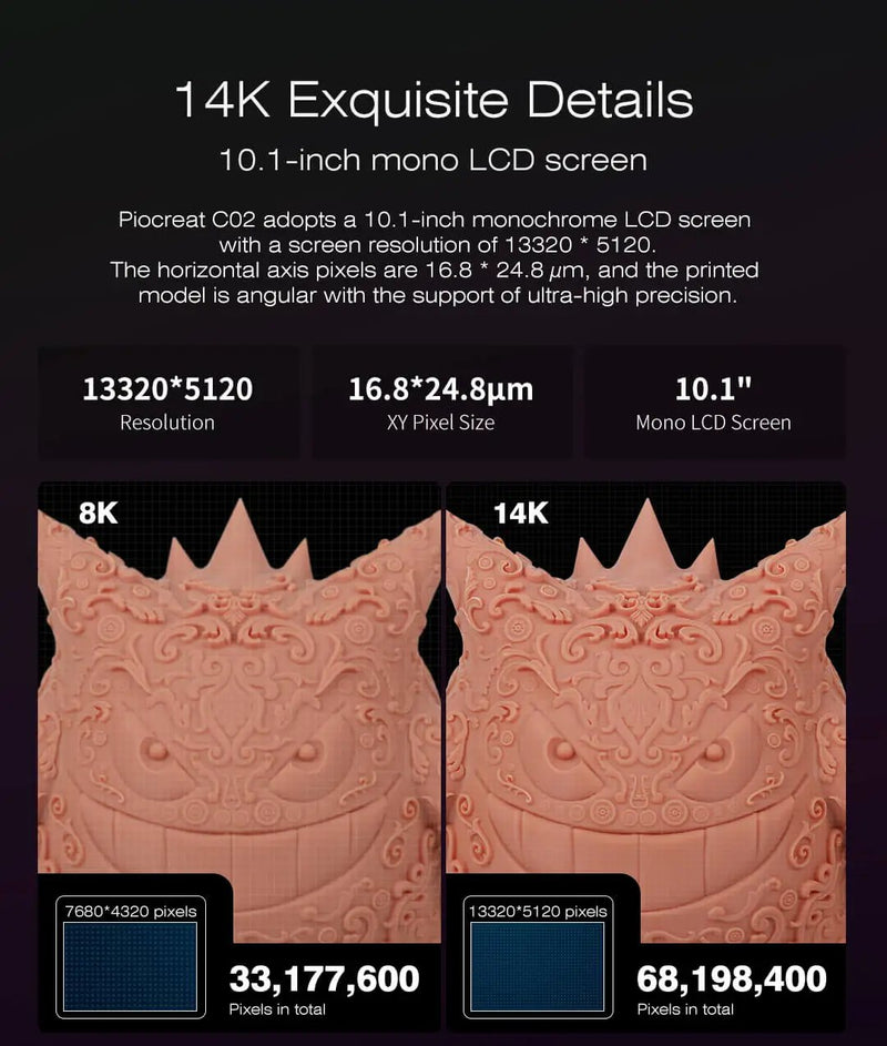 Load image into Gallery viewer, Piocreat3D C02 - 14K LCD прецизен 3D принтер за творци