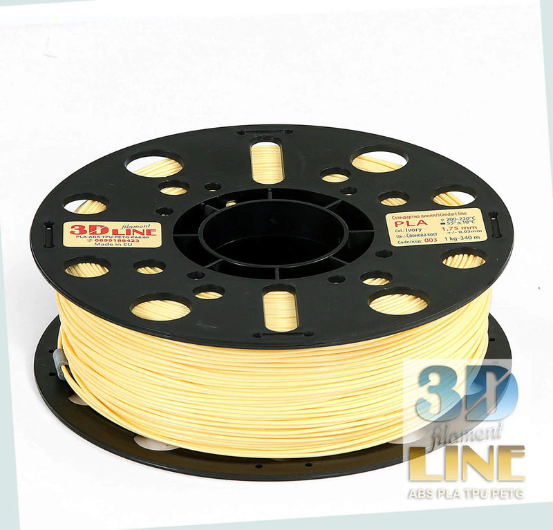 Load image into Gallery viewer, 3DLine PLA филамент, Слонова кост 3D материали, EasyTech3D филамент, Цветове за 3D принтиране, Идеален филамент за творби, Висококачествен 3D печат, Иновативен PLA филамент, Съвместимост с 3D принтери, Професионални 3D материали, Бърз и лесен 3D печат