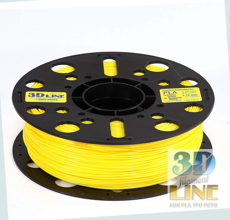 Load image into Gallery viewer, 3DLine PLA Филамент в Лимонено Жълто - Високо Качество за Вашите Творчески Проекти
