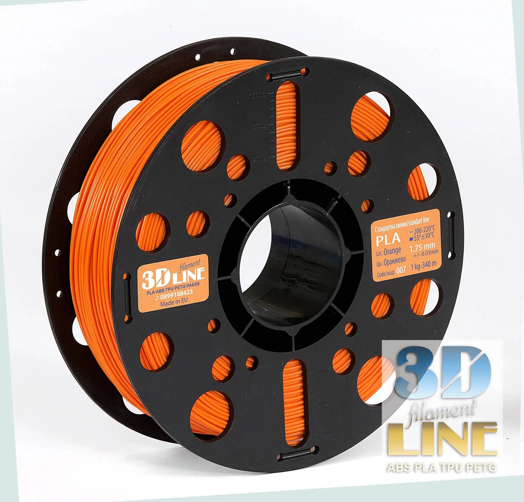 3DLine PLA Филамент - Оранжево: Слънчева Топлина! – easytech3d