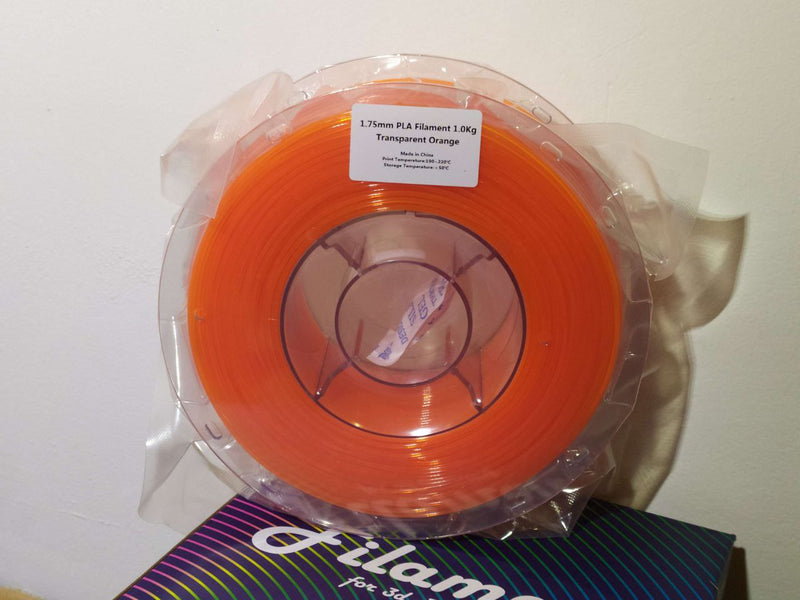 Load image into Gallery viewer, Открийте безкрайните възможности на Nature3D PLA филамент в цвят "Полупрозрачен Оранжев".